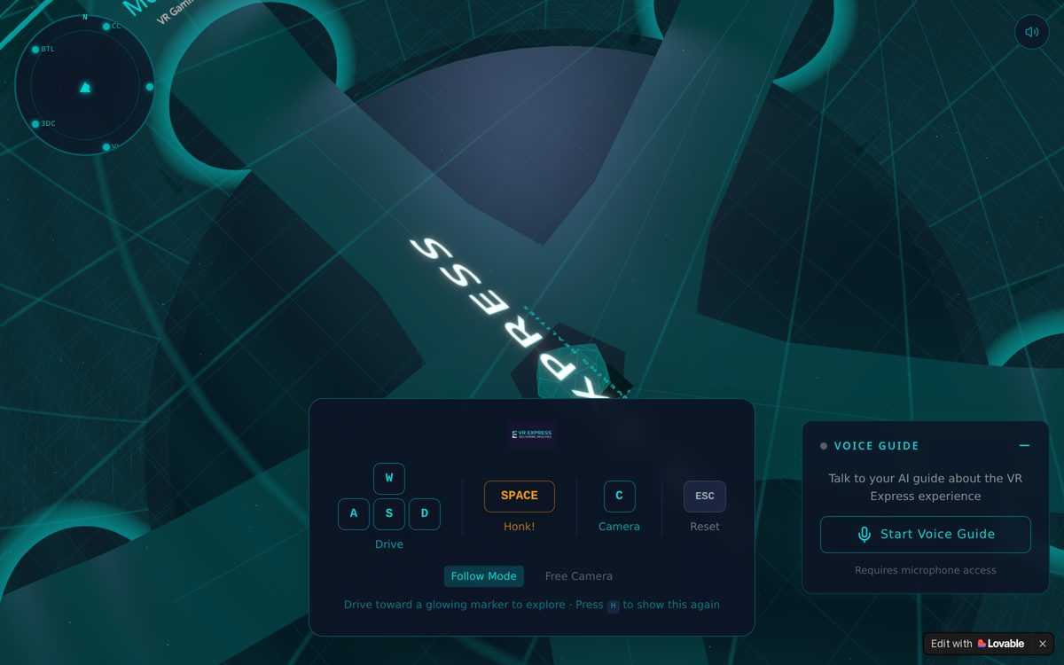 VRE Web3D AI Space